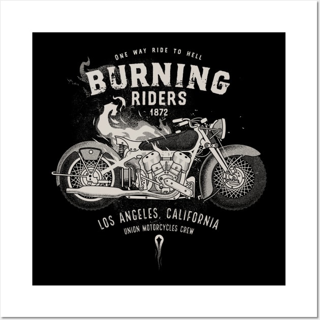 Burning riders Wall Art by szymonkalle